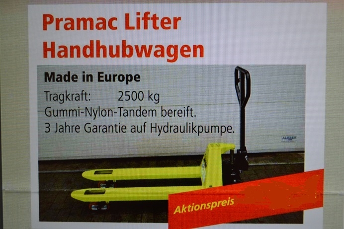 Pramac-Handhubwagen Pramac-Lifter